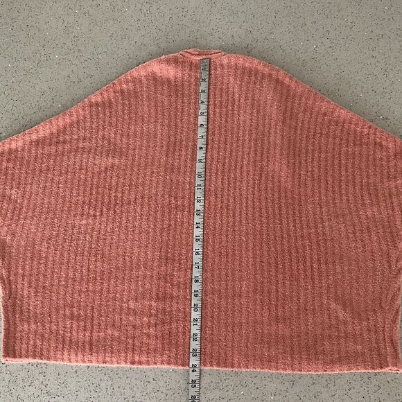 Barefoot Dreams Cardigan Ribbed Cozychic Lite Coral S - Picture 7 of 12